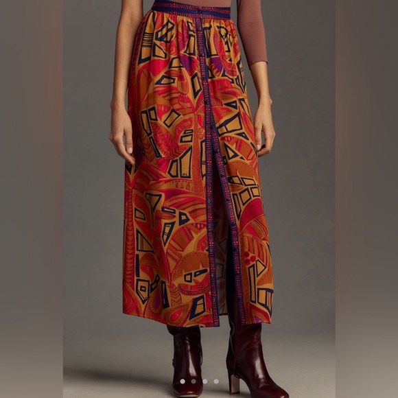 Farm Rio x Anthropologie Cool Tropical Maxi Skirt - Picture 6 of 7